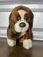 Vintage Russ Berrie Baxter The Bashful Basset Hound Dog 6" Plush Stuffed Animal