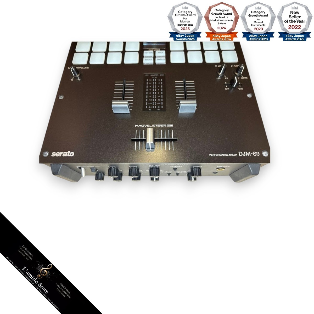 Pioneer DJM-S9 Performance Battle DJ Mixer Serato 2-Channel 2ch