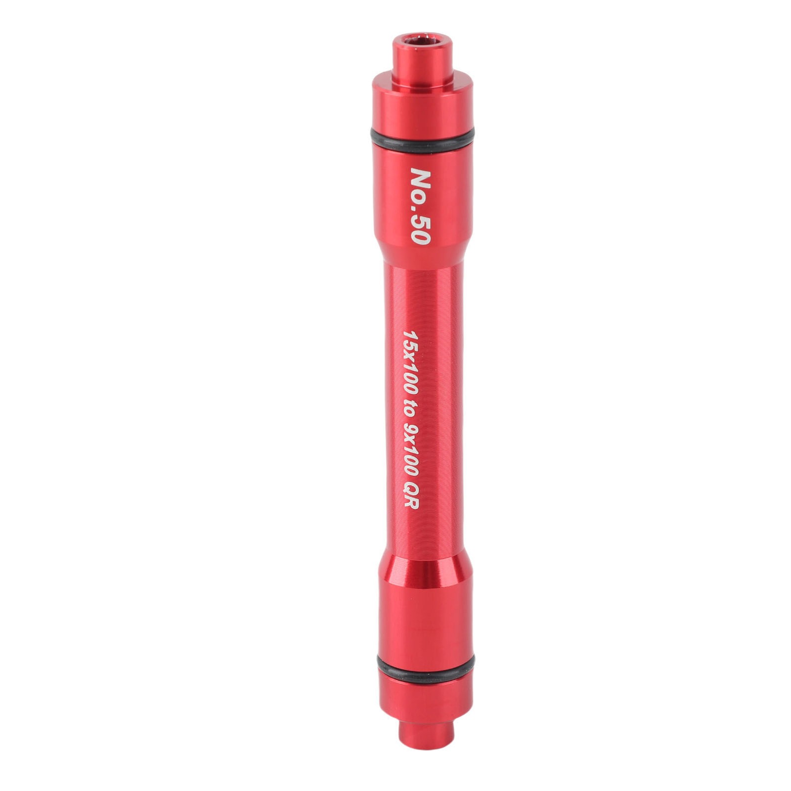 (Red)Bicycle 15mm Thru Axle Hub Adapter To 9mm Quick Release Skewer LW
