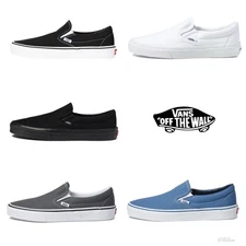 Vans Classic Slip On Unisex Brand New Canvas Skate Shoe