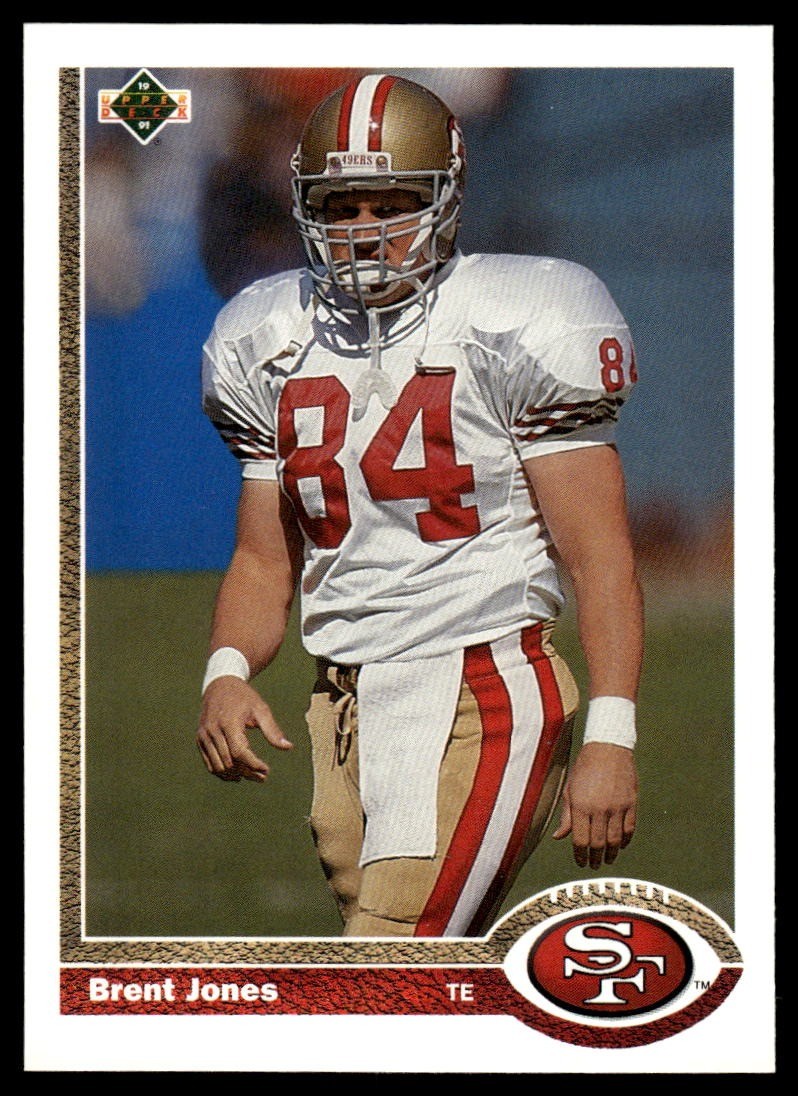 1991 Upper Deck #351 Brent Jones