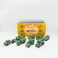 Matchbox Lesney G-5 Military Gift Set VERY RARE Boxed Regular Wheels 