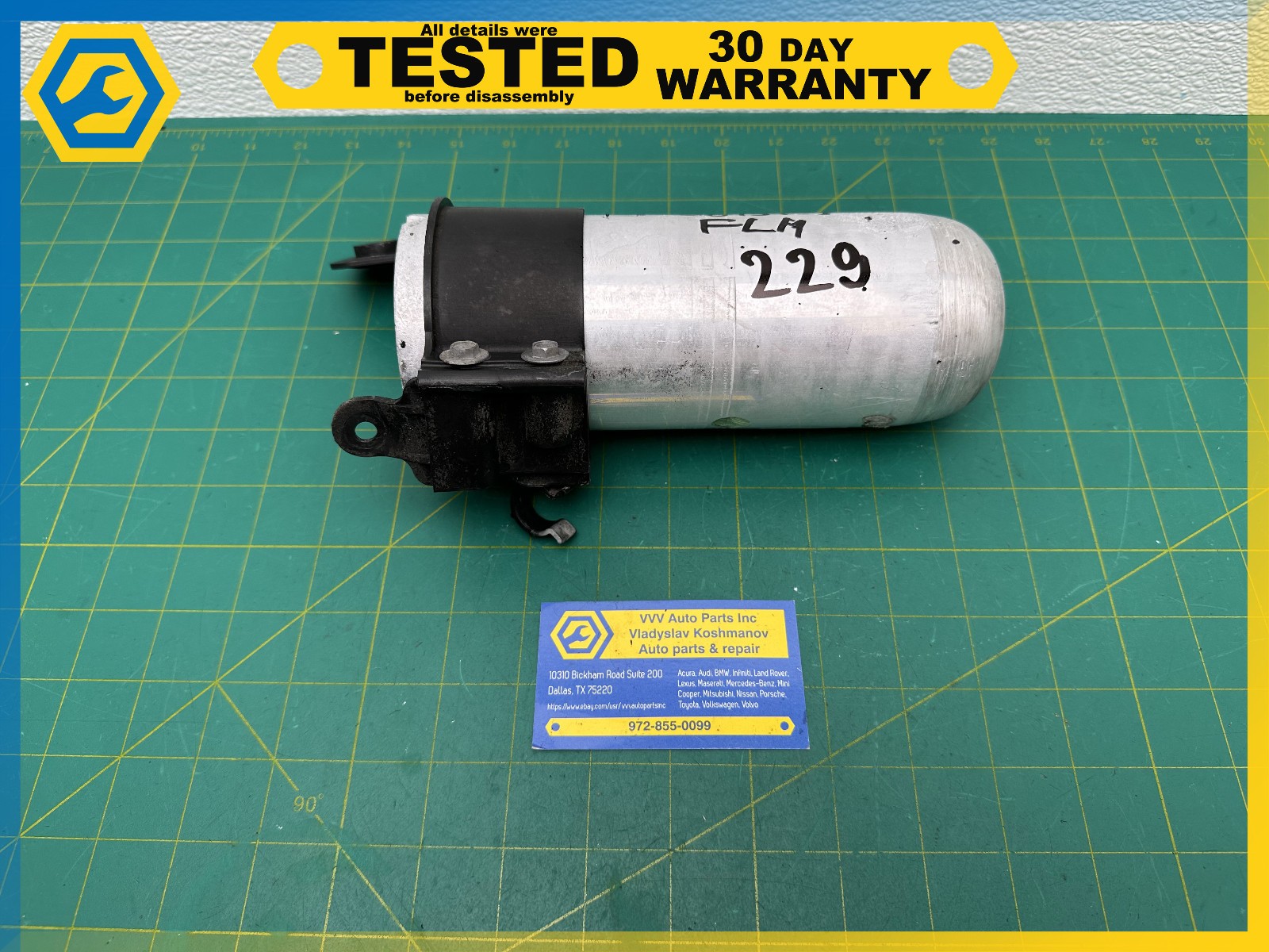 03-18 BENTLEY CONTINENTAL AC RECEIVER DRIER CONTAINER OEM