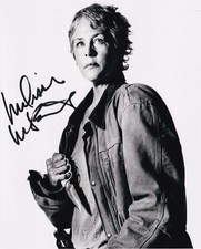 MELISSA McBRIDE signed autograph 20x25cm WALKING DEAD in person autograph COA