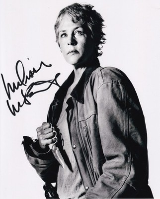 MELISSA McBRIDE signed Autogramm 20x25cm WALKING DEAD in Person autograph COA