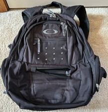 Y2K Oakley Black Backpack Arsenal Pack Camping Hydrofuse Multipocket AS IS