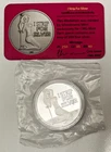 CMG Mint I Strip for Silver 1 Oz .999 Fine Silver Art Round With COA
