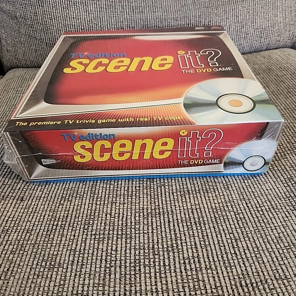Scene It? TV Edition The DVD Game NEW Unopened Factory Sealed 2004 - Image 2 of 4
