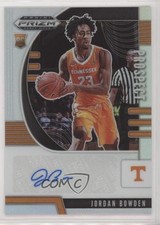 2020-21 Panini Prizm Draft Picks Prospect Silver Jordan Bowden #PA-JB Auto 5p5