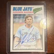 Topps Heritage 2026 #ROA-AB Addison Barger Blue Jays MLB Baseball Autograph Card