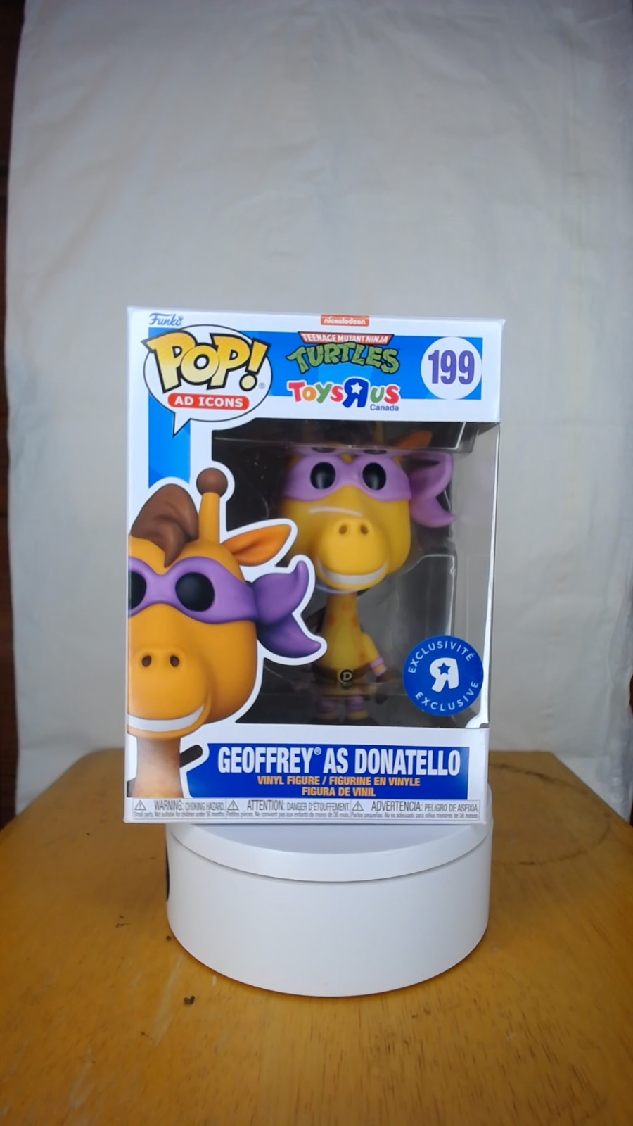 Funko Pop! Ad Icons : Geoffrey as Donatello #199 Toys R Us (