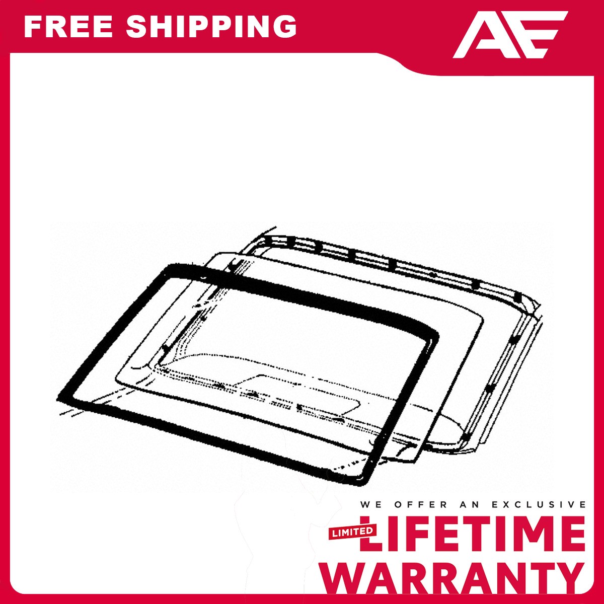 Windshield Seal For 1964-1968 Ford GT40 Mustang Mercury Cougar