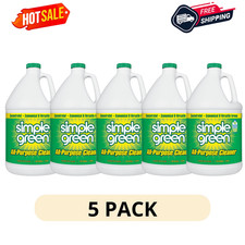 5 Pack Simple Green All Purpose Cleaner Concentrate Original 128 fl oz 1 Gallon