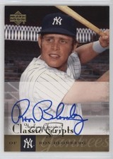 2004 Upper Deck Yankees Classics Classic Scripts Ron Blomberg #AU-55 Auto 11z5