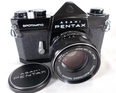 [NEAR MINT  CLA d] Pentax Spotmatic SP Film Camera w/ 55mm f1.8 M42 Lens Japan