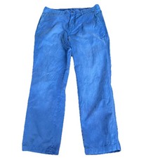POLO Ralph Lauren Pants RL-5 Mens 36x32 Blue Khaki Classic Chino Fit Casual