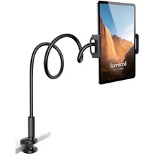 Universal Gooseneck Tablet Mount for Bed - Fits iPads, Kindle, Galaxy Tabs