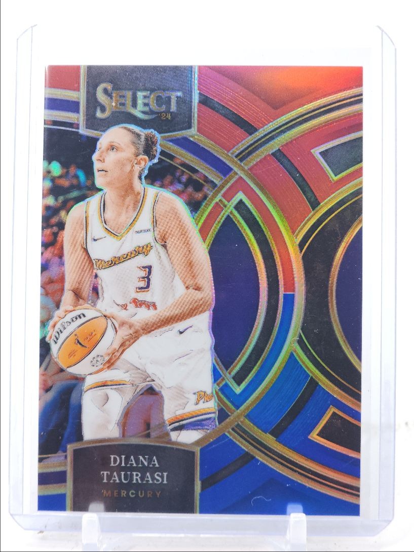 DIANA TAURASI 2024-25 SELECT WNBA PREMIER LEVEL RED BLUE /399 Q4870