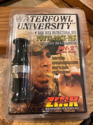 ZINK    PH-2   Dbl Reed  DUCK CALL     NEW IN PKG W/ DVD   POWER DUCK-PAK
