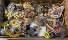 2 Lb Costume Jewelry VTG Modern Craft Junk Lot Wearable Untested Lot 55