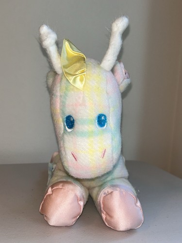 Vintage RARE Playskool Blankies Snuzzles Plush Giraffe snuzzle 1980s Baby Pastel - Picture 15 of 18