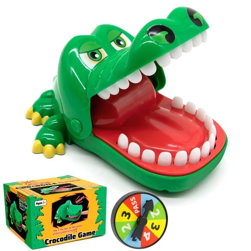 Upgraded Crocodile Teeth Dentist Game For Kids, Alligator Push Teeth Down, Fu...