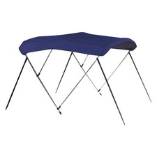 6' L x 79 6' L x 79"-84" W x H Captain Navy Sunbrella  Acrylic 3-Bow Bimini