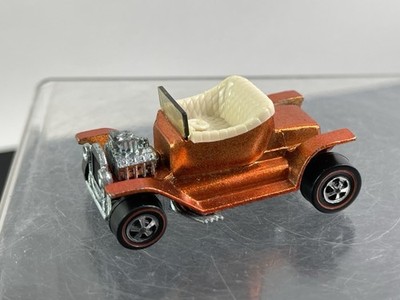 Vintage Hot Wheels Redline 1968 Spectraflame Orange Hot Heap Nice One