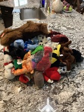 Ty Beanie Babies Toys Stuffed Animals Vintage Lot Of 35 - Most With Tags