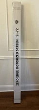 Zero Edge Motorized Black Diamond Projector Screen HD SI 72 In Screen Motor NEW