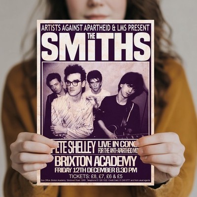 The Smiths 1986 The Final Concert Poster MULTI-PRINT or Three