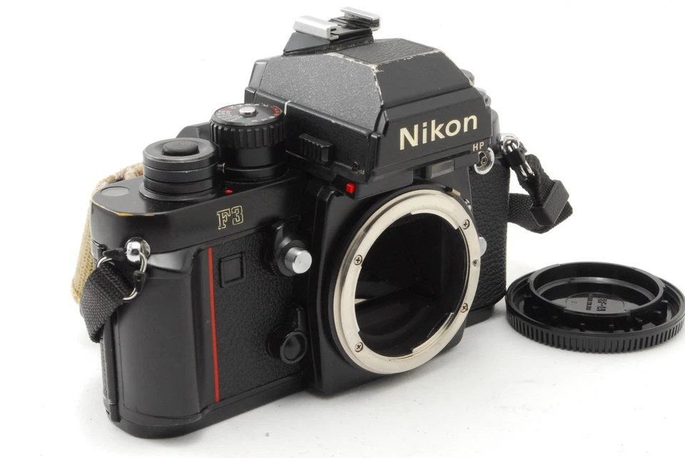  Meter OK!! [N MINT] Nikon F3 P F3P HP Press 35mm SLR Black From JAPAN - Image 3 of 4