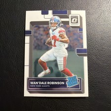 Wan'dale Robinson 2022 Optic Rated Rookie RC #220 Giants