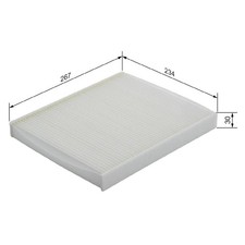 Innenraumfilter Pollenfilter für Opel Astra G F70 T98 F35 Zafira A B | 24225816