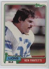 1981 Topps Ken Fantetti #142 3g6