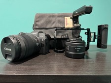 Canon EOS RP Full Frame Bundle  24-105mm  50mm  256G memory card  extras