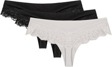 Wolbar Damen Sexy Shorts-Strings Spitze Miede...
