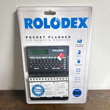 Rolodex Pocket Planner RPP-3 150 Names  Numbers Alarm Calculator Scheduler