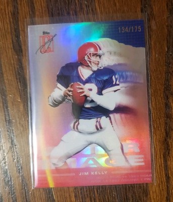 JIM KELLY 134/175 SP 2025 Topps Signature Class AI-25 AFTER IMAGE BUFFALO BILLS 