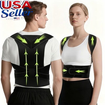 Corrector de espalda para hombre/mujere, cinturón lumbar y hombros faja postural