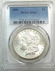 1890 P Morgan Silver Dollar PCGS MS62 Frosty White PQ Just Graded #W268C