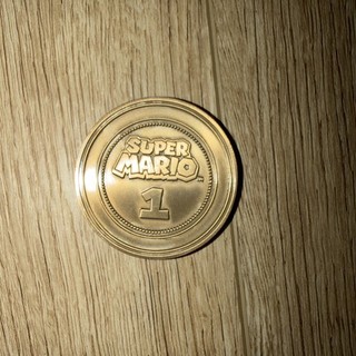 Nintendo Super Mario 1 Collectible Gold Color Coin NEW 1 1/2 Inch CultureFly
