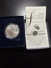 2016-W $1 Silver American Eagle Burnished Uncirculated Coin w/ OGP & COA