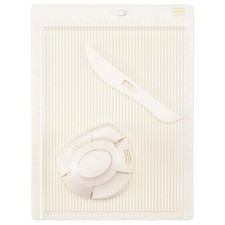 Vaessen Creative Scoring Board for Card Making - Cards, 21.5x16.2x5 cm, Grey 