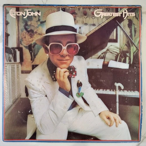 Elton John - Greatest Hits Vinyl LP - 1974 First Press - MCA Records MCA 2128