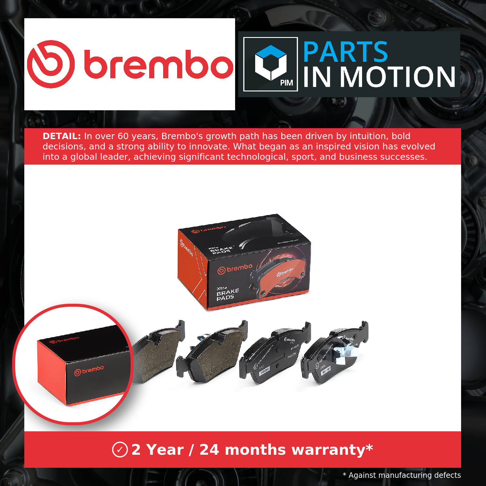 Brake pads P 06 035X BREMBO for BMW 3 3 Touring 1 - Image 3