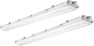 4Ft LED Vapor Tight Light Fixtures, 48W, 4200LM, 6500K Bright White, Clear Cover