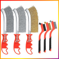 DrahtbüRsten Set 6-Teilig Edelstahl Messing Nylon Reinigung Rostentfernung