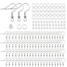 200PCS/100Pairs 925 Sterling Silver Ear Wires Fish Hooks, Hypoallergenic Earr...