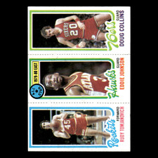 Doug Collins/Eddie Johnson/Rudy Tomjanovich #179/13/111 1980 Topps Basketball NM